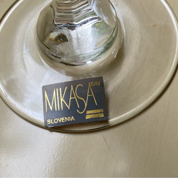 Mikasa hand blown crystal wine/champagne flutes/glasses “Olympus” from Slovenia - Picture 4 of 10
